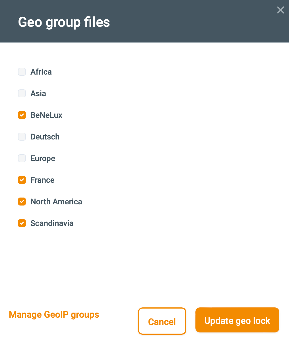Geo fence video streams. 