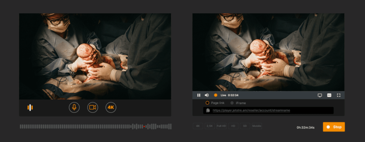 Streaming for healthcare with OnAir 4K