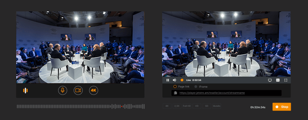 live streaming for the government