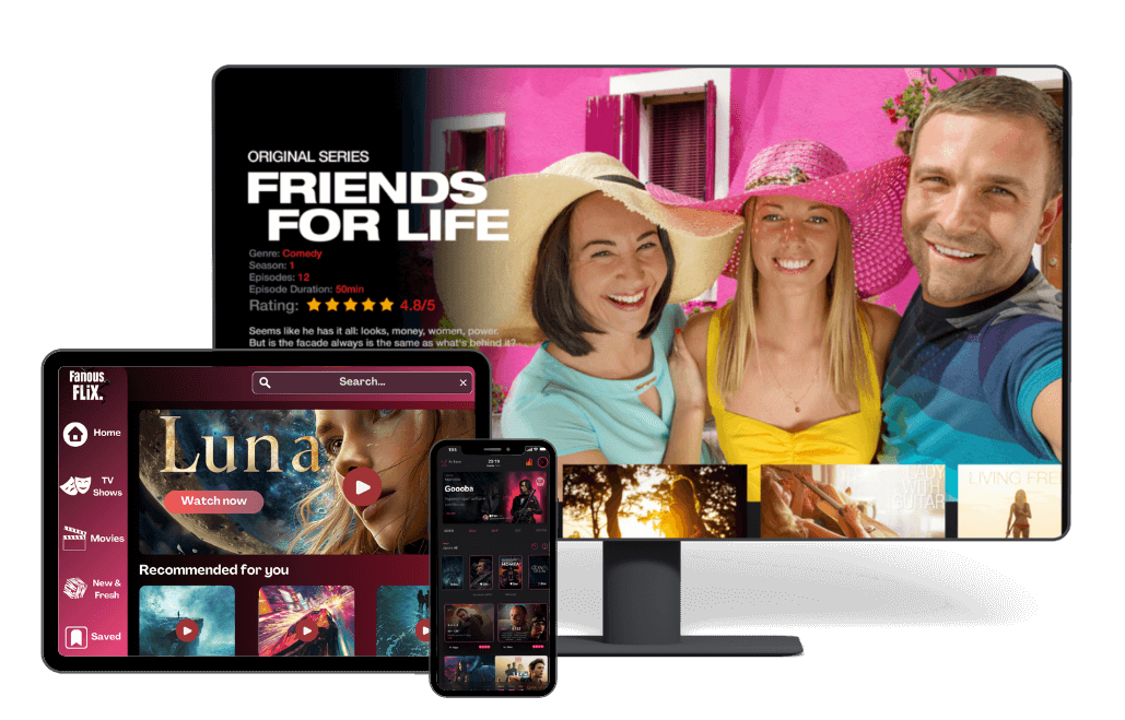 Build engaging mobile and TV apps with Jet-Stream OTT
